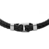 Pulsera Heritage D-Link de cuero negro Pulsera Heritage D-Link de cuero negro