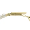 Pulsera Heritage Pearl D-Link de acero inoxidable dorado Pulsera Heritage Pearl D-Link de acero inoxidable dorado