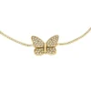 Pulsera Sutton Pavé Butterfly de acero inoxidable dorado Pulsera Sutton Pavé Butterfly de acero inoxidable dorado