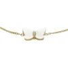 Pulsera Sutton Radiant Wings con cadena y mariposa de nácar blanco Pulsera Sutton Radiant Wings con cadena y mariposa de nácar blanco