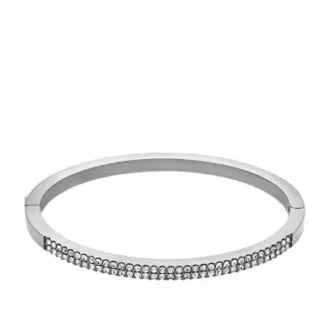 Pulsera tipo esclava Ellis Pavé Glitz de acero inoxidable