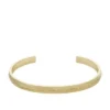 Pulsera tipo esclava Harlow Linear Texture en acero inoxidable dorado Pulsera tipo esclava Harlow Linear Texture en acero inoxidable dorado