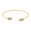 Pulsera tipo esclava Sutton Pavé Butterfly en acero inoxidable dorado Pulsera tipo esclava Sutton Pavé Butterfly en acero inoxidable dorado