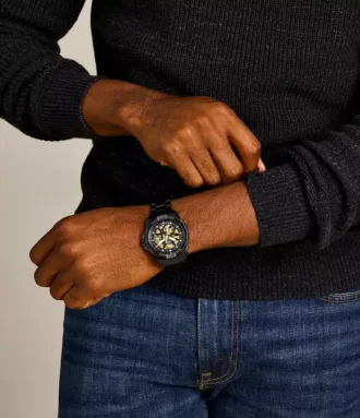 Reloj automático Bronson de acero inoxidable negro