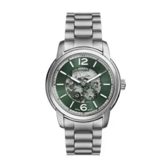 Reloj automático de acero inoxidable Fossil Heritage
