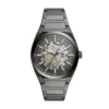 Reloj automático Everett de acero inoxidable ahumado Reloj automático Everett de acero inoxidable ahumado