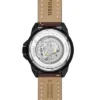 Reloj Bronson automático con correa de piel marrón LiteHide™ Reloj Bronson automático con correa de piel marrón LiteHide™