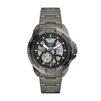 Reloj Bronson automático de acero inoxidable ahumado