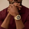 Reloj Bronson automático de acero inoxidable dorado Reloj Bronson automático de acero inoxidable dorado