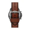 Reloj Bronson Chronograph de cuero marrón LiteHide™ Reloj Bronson Chronograph de cuero marrón LiteHide™