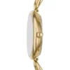 Reloj Carlie de acero inoxidable dorado con tres agujas Reloj Carlie de acero inoxidable dorado con tres agujas