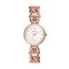 Reloj Carlie de acero inoxidable tono oro rosa con tres agujas Reloj Carlie de acero inoxidable tono oro rosa con tres agujas