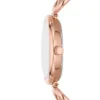 Reloj Carlie de acero inoxidable tono oro rosa con tres agujas Reloj Carlie de acero inoxidable tono oro rosa con tres agujas