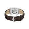 Reloj Carraway automático de piel de cocodrilo marrón Reloj Carraway automático de piel de cocodrilo marrón