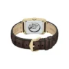 Reloj Carraway automático de piel de cocodrilo marrón Reloj Carraway automático de piel de cocodrilo marrón
