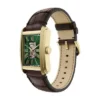Reloj Carraway automático de piel de cocodrilo marrón Reloj Carraway automático de piel de cocodrilo marrón
