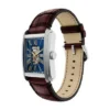 Reloj Carraway automático de piel de cocodrilo marrón Reloj Carraway automático de piel de cocodrilo marrón