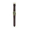 Reloj Carraway automático de piel de cocodrilo marrón Reloj Carraway automático de piel de cocodrilo marrón