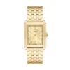 Reloj Carraway de acero inoxidable dorado con tres agujas Reloj Carraway de acero inoxidable dorado con tres agujas