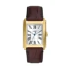 Reloj Carraway de tres agujas con correa de piel de cocodrilo marrón Reloj Carraway de tres agujas con correa de piel de cocodrilo marrón