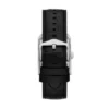 Reloj Carraway de tres agujas con correa de piel de cocodrilo negra