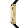 Reloj Carraway de tres agujas con correa de piel de cocodrilo negra
