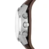 Reloj cronógrafo Coachman de cuero marrón Reloj cronógrafo Coachman de cuero marrón