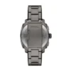Reloj cronógrafo de acero inoxidable ahumado con mecanismo mecánico Reloj cronógrafo de acero inoxidable ahumado con mecanismo mecánico