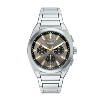 Reloj cronógrafo Everett de acero inoxidable
