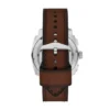 Reloj cronógrafo Machine con correa de cuero marrón