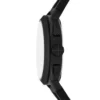 Reloj cronógrafo Machine de silicona negra