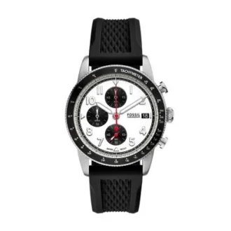 Reloj cronógrafo Sport Tourer de silicona negra