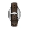 Reloj Crosby de tres agujas con correa de cuero marrón Reloj Crosby de tres agujas con correa de cuero marrón