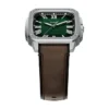 Reloj Crosby de tres agujas con correa de cuero marrón Reloj Crosby de tres agujas con correa de cuero marrón