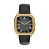 Reloj Crosby de tres agujas con correa de cuero negro Reloj Crosby de tres agujas con correa de cuero negro