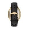 Reloj Crosby de tres agujas con correa de cuero negro Reloj Crosby de tres agujas con correa de cuero negro