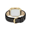 Reloj Crosby de tres agujas con correa de cuero negro Reloj Crosby de tres agujas con correa de cuero negro