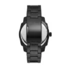 Reloj de acero inoxidable negro con tres agujas y fecha Reloj de acero inoxidable negro con tres agujas y fecha