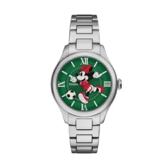 Reloj de fútbol Minnie Mouse de Disney x Fossil, edición limitada