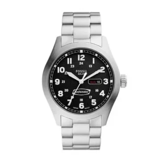 Reloj Defender de acero inoxidable con energía solar