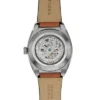 Reloj Everett automático de piel marrón