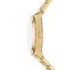 Reloj Everett de acero inoxidable dorado con tres agujas y fecha Reloj Everett de acero inoxidable dorado con tres agujas y fecha