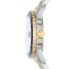 Reloj Fossil Blue Dive de acero inoxidable bicolor con tres agujas y fecha Reloj Fossil Blue Dive de acero inoxidable bicolor con tres agujas y fecha