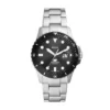 Reloj Fossil Blue Dive de acero inoxidable con tres agujas y fecha Reloj Fossil Blue Dive de acero inoxidable con tres agujas y fecha