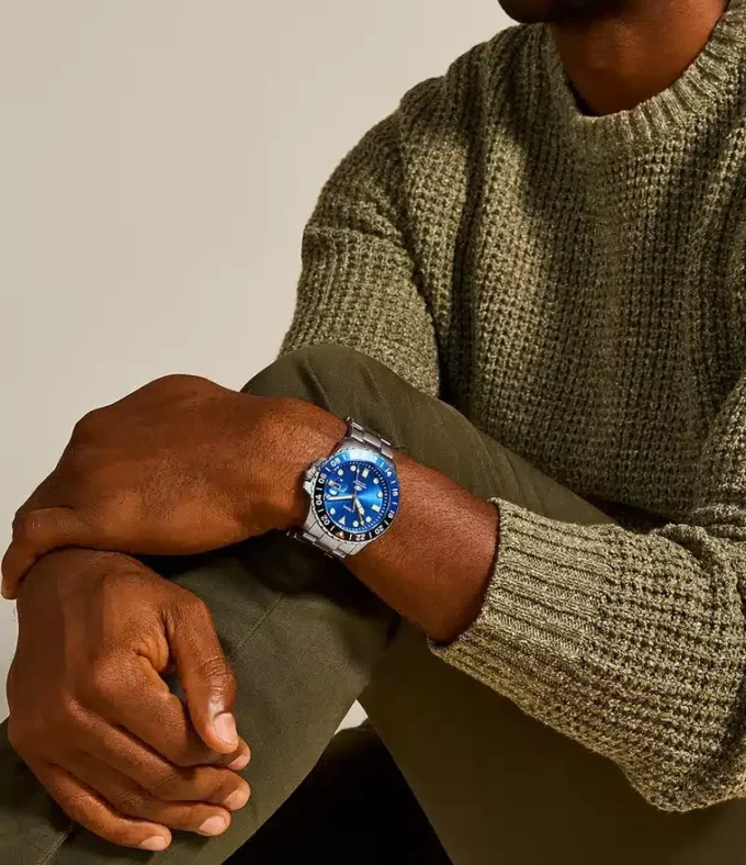 Reloj Fossil Blue GMT de acero inoxidable Reloj Fossil Blue GMT de acero inoxidable