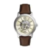 Reloj Fossil Heritage automático con correa de piel marrón Reloj Fossil Heritage automático con correa de piel marrón