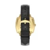 Reloj Fossil Machine Luxe de tres agujas con correa de piel de cocodrilo negra de Nick Jonas Reloj Fossil Machine Luxe de tres agujas con correa de piel de cocodrilo negra de Nick Jonas