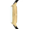 Reloj Fossil Machine Luxe de tres agujas con correa de piel de cocodrilo negra de Nick Jonas Reloj Fossil Machine Luxe de tres agujas con correa de piel de cocodrilo negra de Nick Jonas