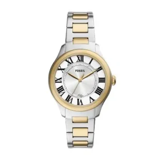 Reloj Gilmore de acero inoxidable bicolor con tres agujas y fecha