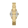 Reloj Gilmore de acero inoxidable dorado con tres agujas Reloj Gilmore de acero inoxidable dorado con tres agujas